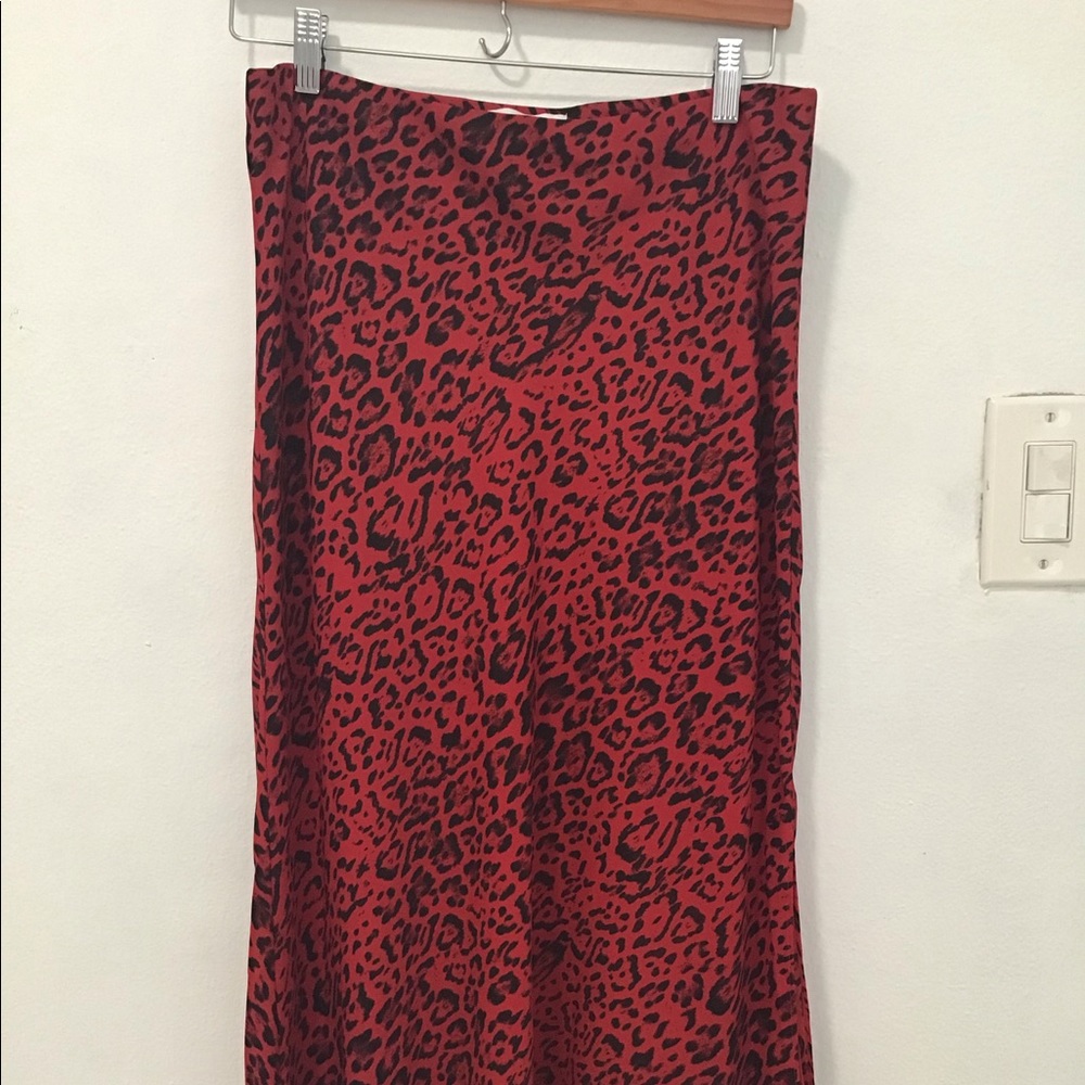 Black and red skirt